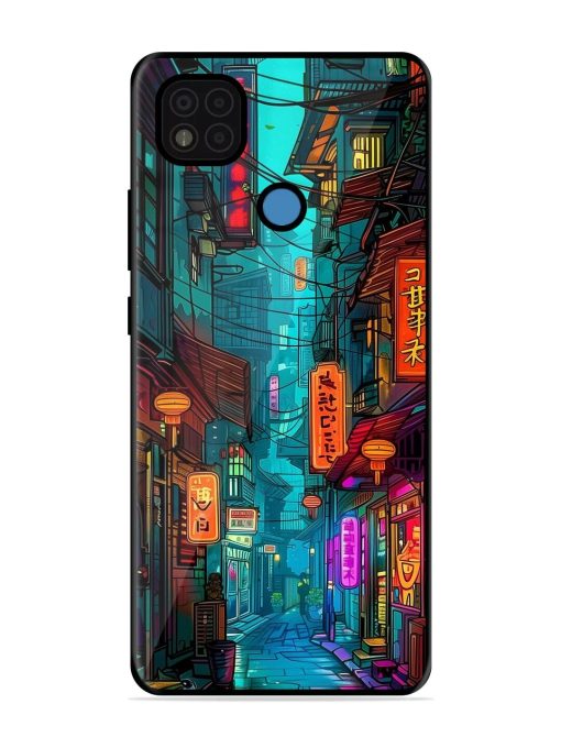 Neon Nightscape Glossy Soft Edge Case for Poco C31 Chachhi