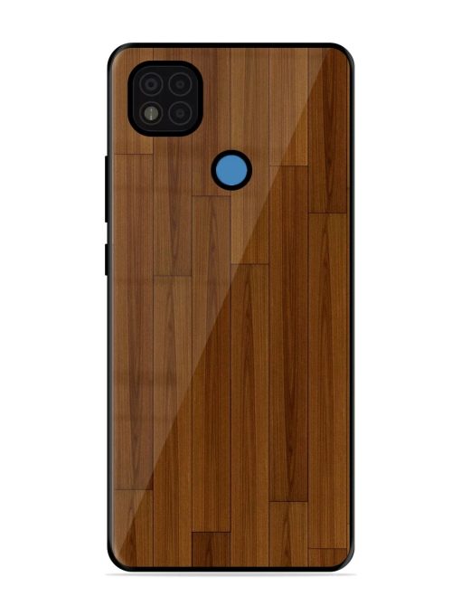 Warm Woodgrain Glossy Soft Edge Case for Poco C31 Chachhi