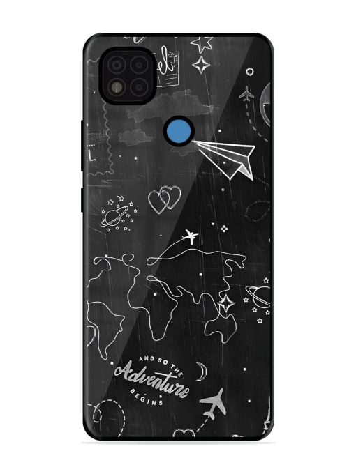 Wanderlust Sketchbook Glossy Soft Edge Case for Poco C31 Chachhi