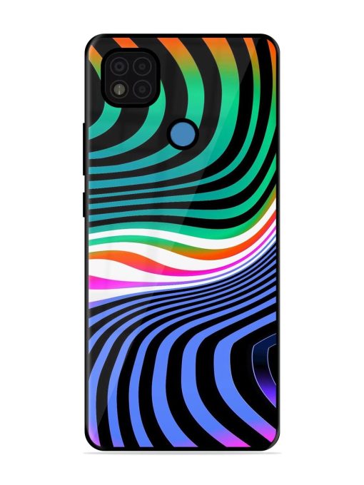 Psychedelic Waves Glossy Soft Edge Case for Poco C31 Chachhi