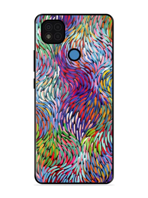 Vibrant Waves Glossy Soft Edge Case for Poco C31 Chachhi