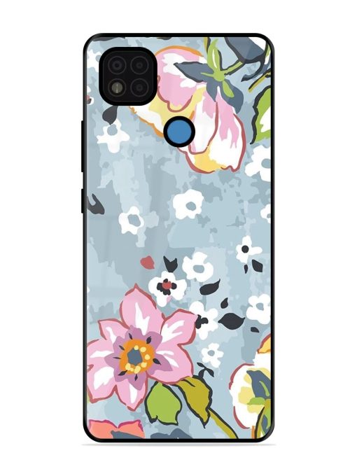 Floral Fantasy Glossy Soft Edge Case for Poco C31 Chachhi