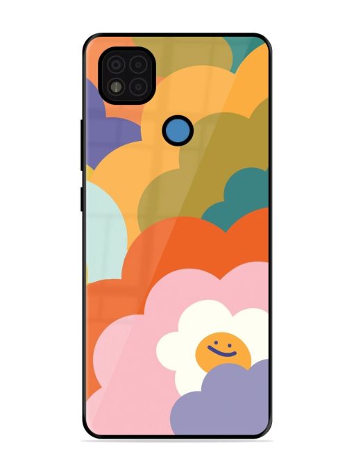 Happy Flower Power Glossy Soft Edge Case for Poco C31 Chachhi