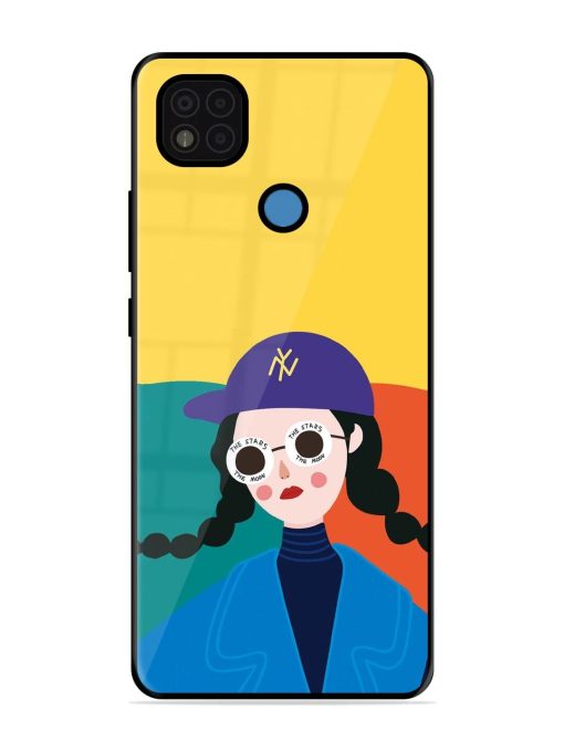 Starry-Eyed Girl Glossy Soft Edge Case for Poco C31 Chachhi