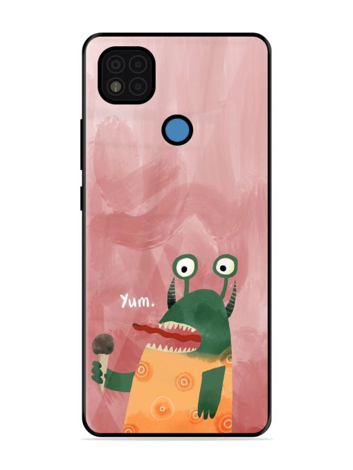 Hungry Monster Glossy Soft Edge Case for Poco C31 Chachhi