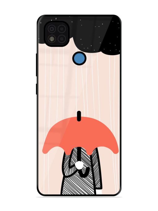 Stormy Weather, Shielded Soul Glossy Soft Edge Case for Poco C31 Chachhi