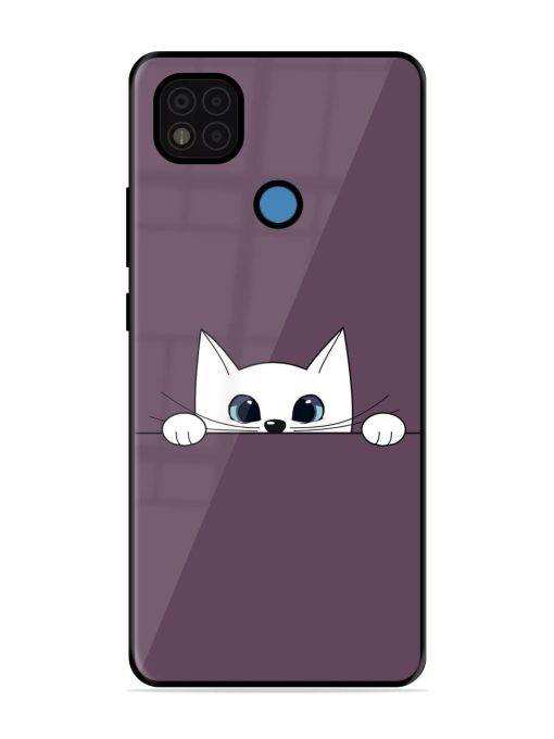 Peek-A-Boo Kitty Glossy Soft Edge Case for Poco C31 Chachhi