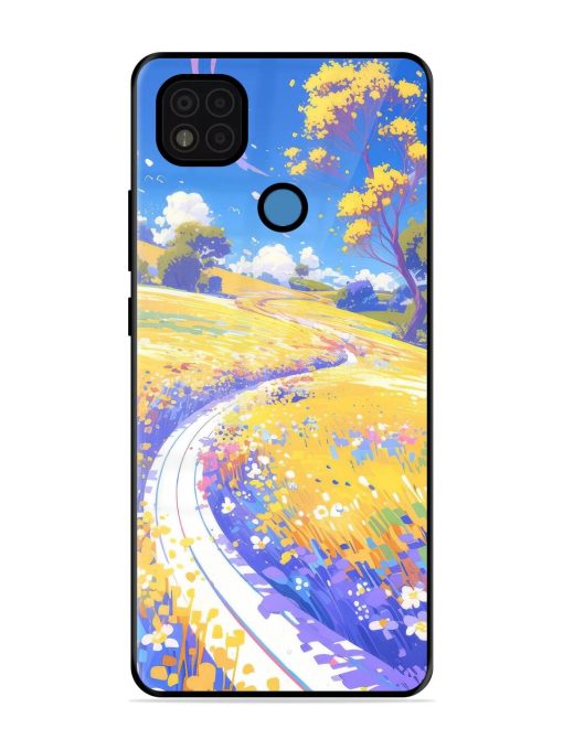 Vibrant Spring Meadow Glossy Soft Edge Case for Poco C31 Chachhi