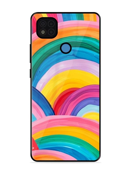 Rainbow Cascade Glossy Soft Edge Case for Poco C31