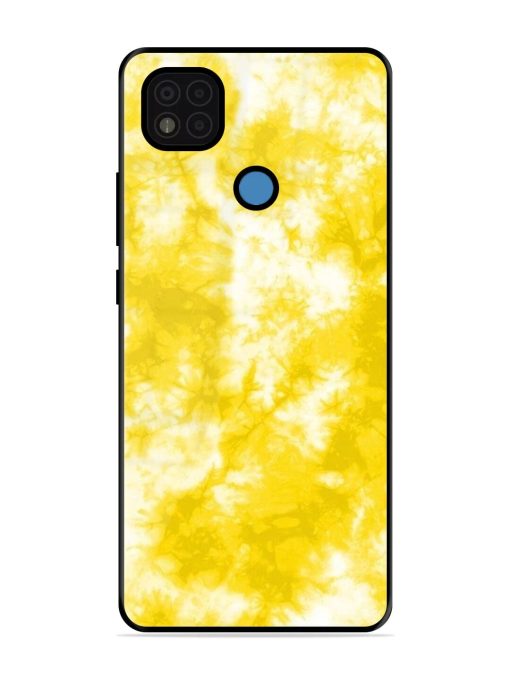 Golden Tie-Dye Twirl Glossy Soft Edge Case for Poco C31 Chachhi