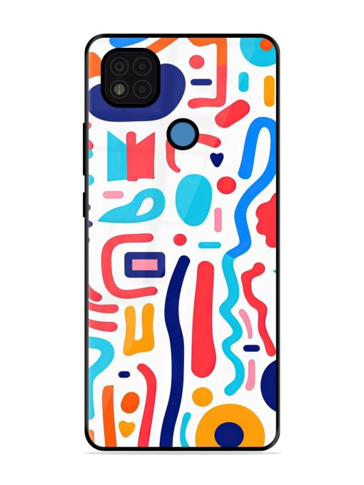 Whimsical Doodle Chaos Glossy Soft Edge Case for Poco C31 Chachhi