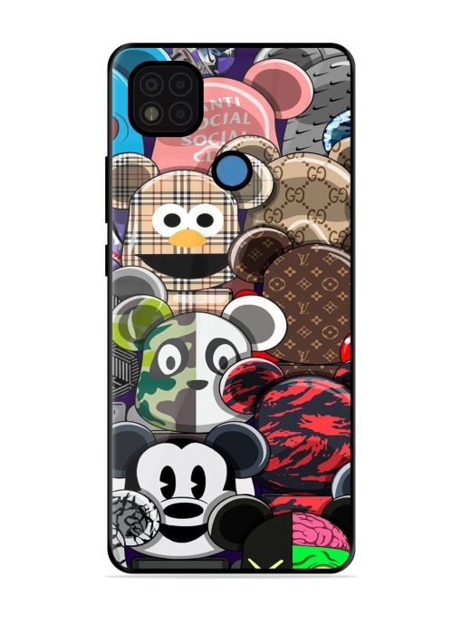 Streetwear Bearbrick Extravaganza Glossy Soft Edge Case for Poco C31 Chachhi