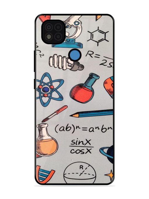 Science Doodle Delight Glossy Soft Edge Case for Poco C31 Chachhi