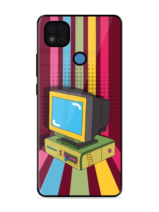 Retro Tech Vibes Glossy Soft Edge Case for Poco C31 Chachhi