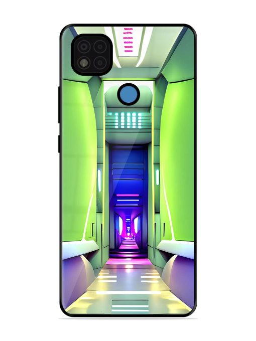 Neon Corridor Glossy Soft Edge Case for Poco C31