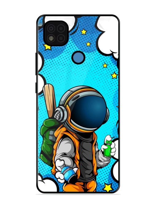 Space Graffiti Artist Glossy Soft Edge Case for Poco C31 Chachhi