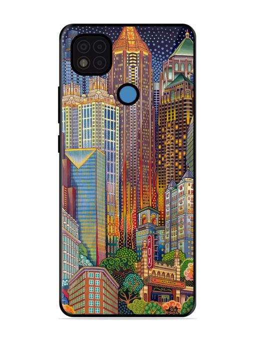 Neon Nightscape Glossy Soft Edge Case for Poco C31 Chachhi