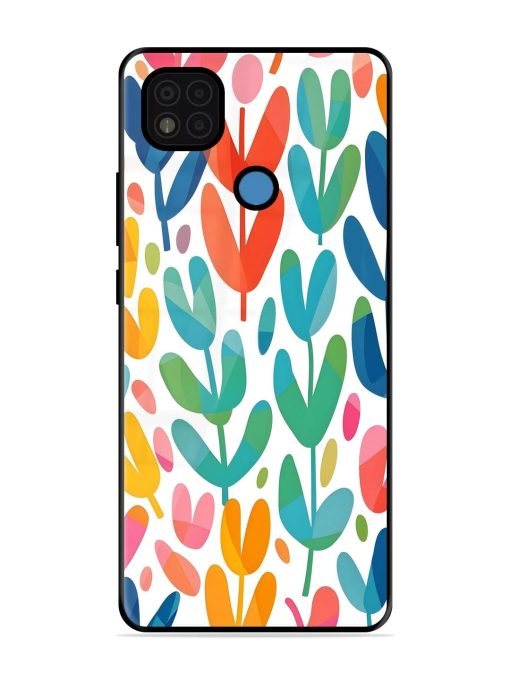 Rainbow Of Blooms Glossy Soft Edge Case for Poco C31 Chachhi