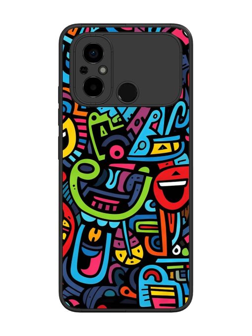 Doodlephoria Glossy Soft Edge Case for Poco C55 Chachhi