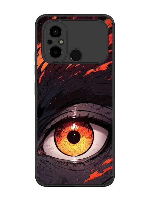 Inferno Gaze Glossy Soft Edge Case for Poco C55 Chachhi