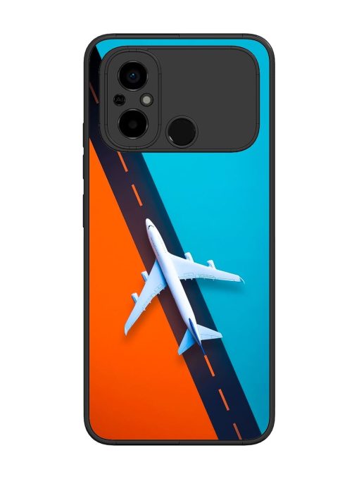 Skyward Bound Glossy Soft Edge Case for Poco C55 Chachhi