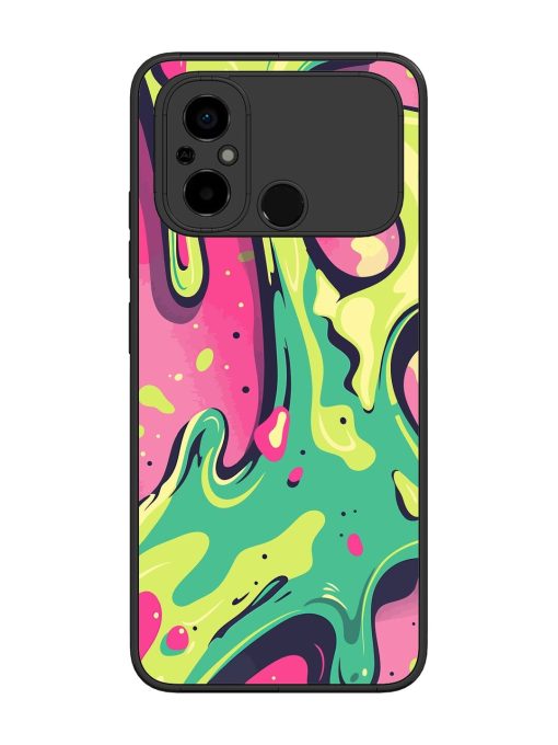 Gooey Grooves Glossy Soft Edge Case for Poco C55 Chachhi