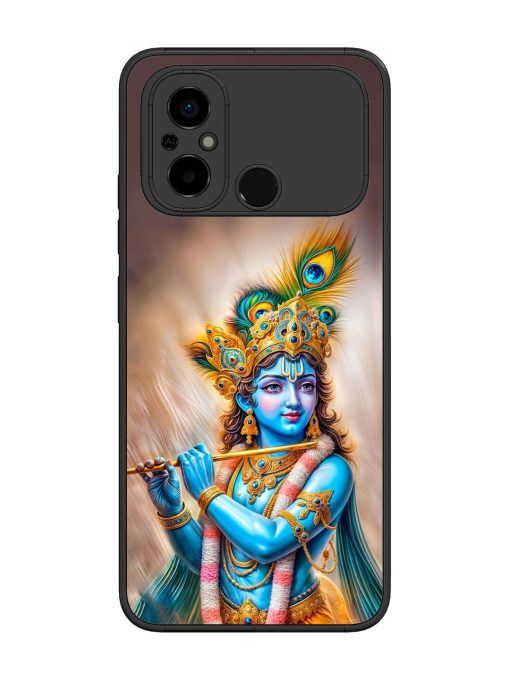 Divine Krishna Glossy Soft Edge Case for Poco C55 Chachhi