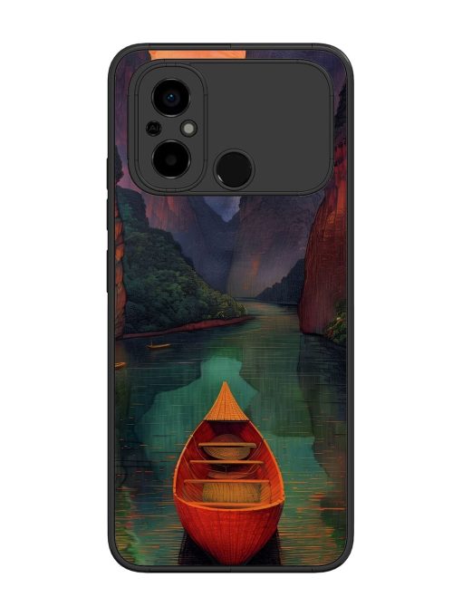 Serene Passage Glossy Soft Edge Case for Poco C55 Chachhi