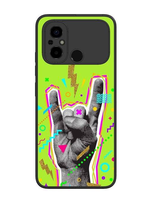 Neon Rock Glossy Soft Edge Case for Poco C55 Chachhi