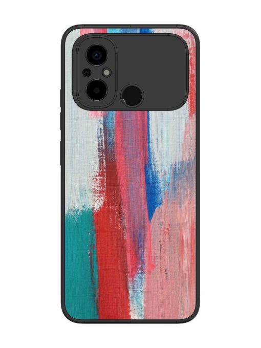 Colorful Chaos Glossy Soft Edge Case for Poco C55 Chachhi