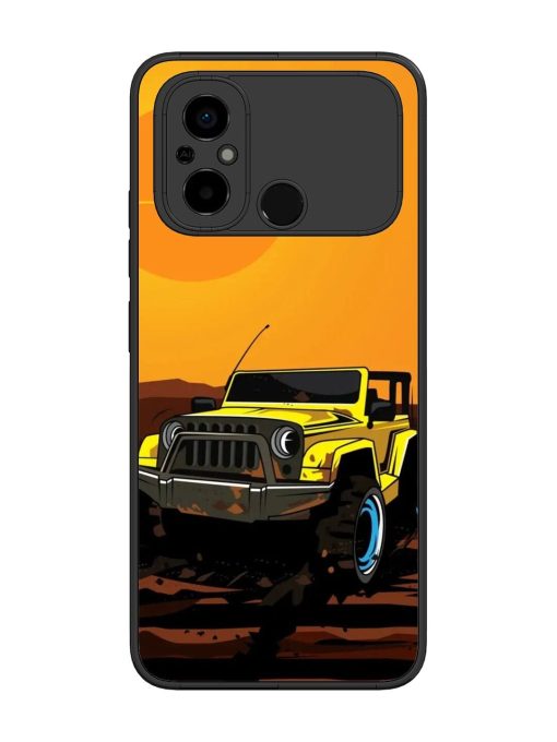 Sunset Cruise Glossy Soft Edge Case for Poco C55 Chachhi