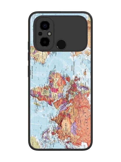 Our Blue Marble Glossy Soft Edge Case for Poco C55 Chachhi