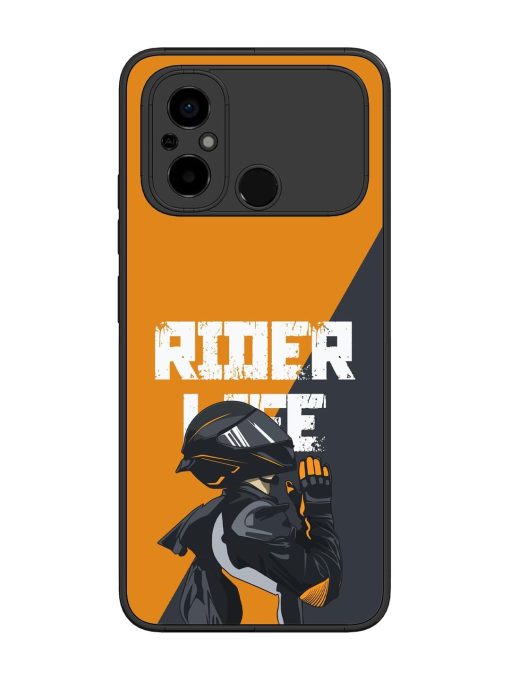 Ride Never Ends Glossy Soft Edge Case for Poco C55 Chachhi