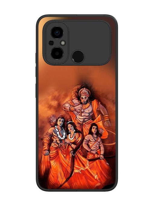 Sita Ram Glossy Soft Edge Case for Poco C55 Chachhi