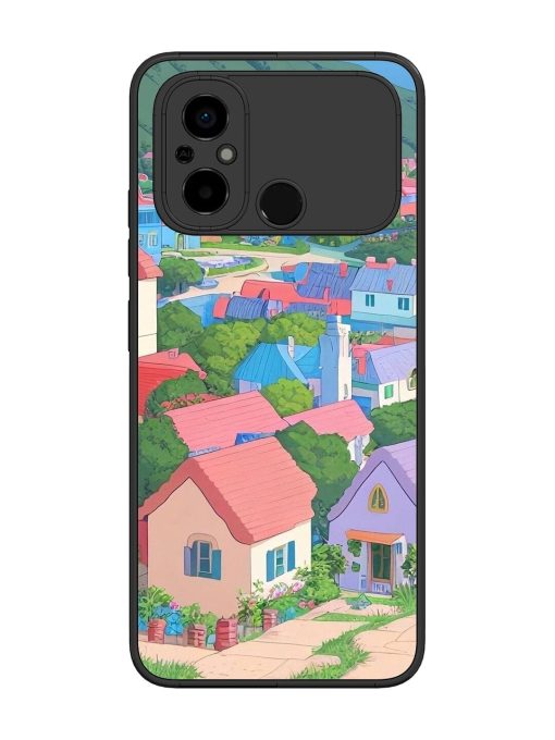 Pastel Paradise Glossy Soft Edge Case for Poco C55 Chachhi