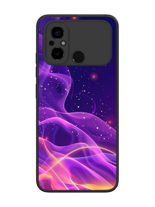 Cosmic Currents Glossy Soft Edge Case for Poco C55 Chachhi