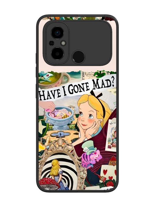 Mad Hatter'S Collage Glossy Soft Edge Case for Poco C55 Chachhi