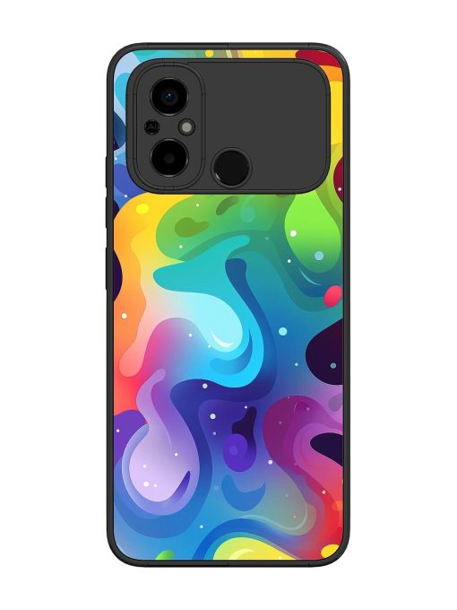 Rainbow River Glossy Soft Edge Case for Poco C55 Chachhi