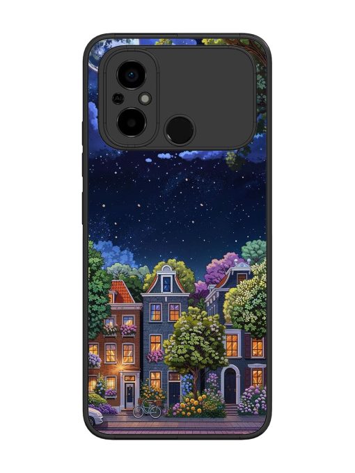 Moonlit Streets Glossy Soft Edge Case for Poco C55 Chachhi