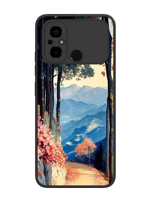 Mountainside Serenity Glossy Soft Edge Case for Poco C55 Chachhi