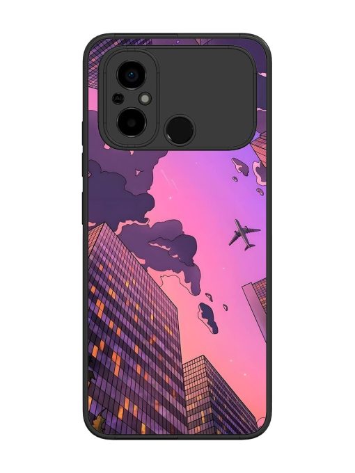 Urban Twilight Glossy Soft Edge Case for Poco C55 Chachhi