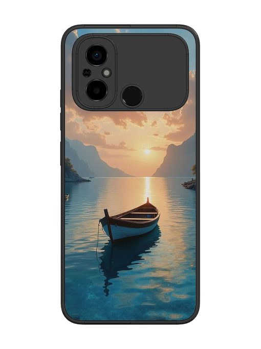 Serene Sunset Glossy Soft Edge Case for Poco C55 Chachhi