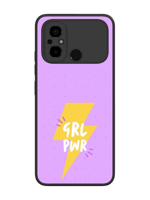 Girl Power Spark Glossy Soft Edge Case for Poco C55 Chachhi