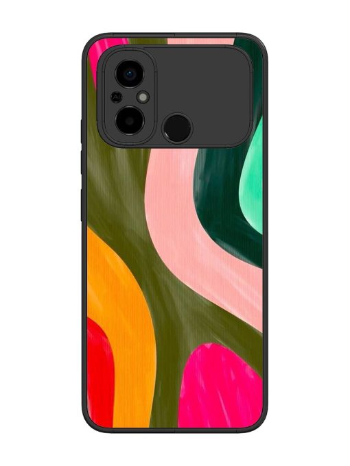 Wavy Wonder Glossy Soft Edge Case for Poco C55 Chachhi