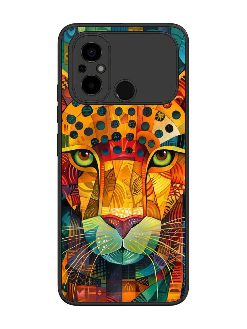 Mosaic Majesty Glossy Soft Edge Case for Poco C55 Chachhi