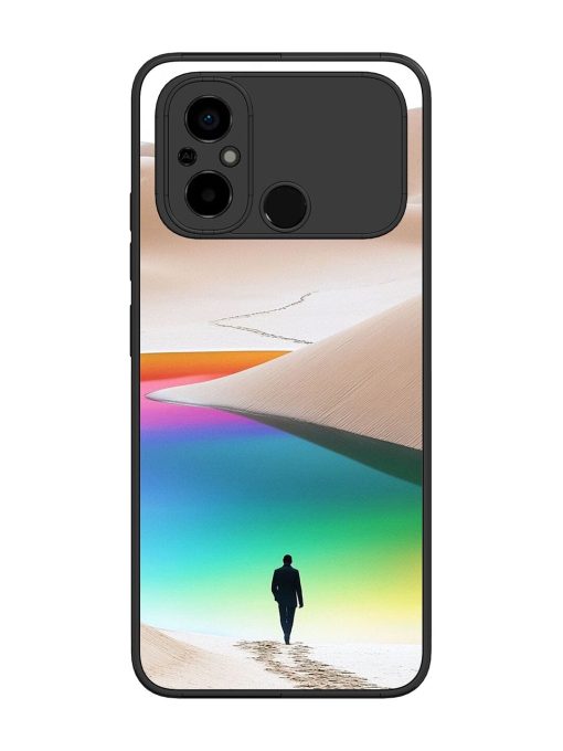 Desert Dreams Glossy Soft Edge Case for Poco C55 Chachhi