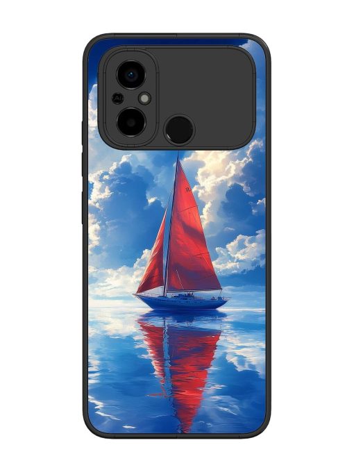 Crimson Sails Glossy Soft Edge Case for Poco C55 Chachhi