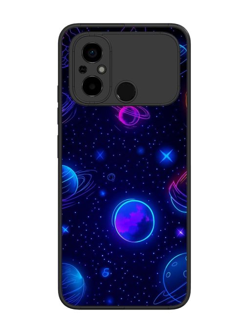 Neon Cosmos Glossy Soft Edge Case for Poco C55 Chachhi