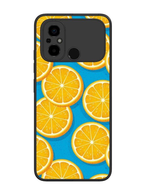 Citrus Symphony Glossy Soft Edge Case for Poco C55 Chachhi