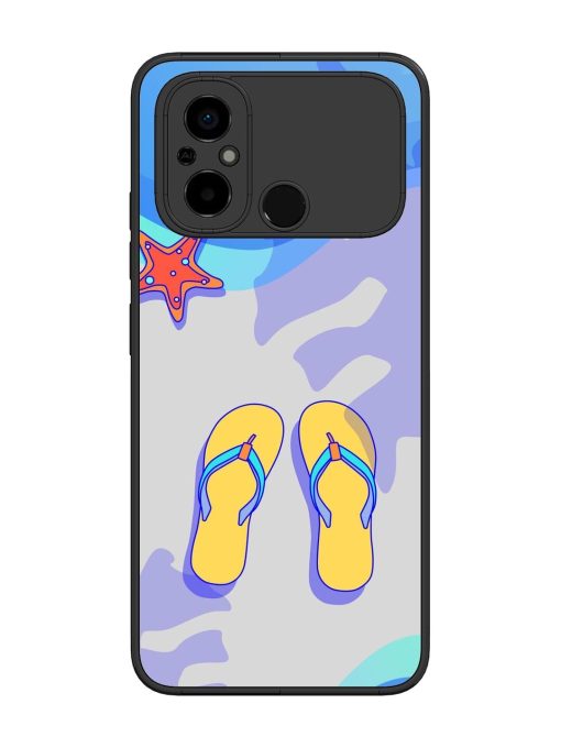 Sandy Toes And Salty Seas Glossy Soft Edge Case for Poco C55 Chachhi